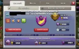 CONTA CLASH OF CLANS