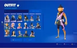 CONTA FORTNITE (PSN) COM TUBARÃO MAKO, COM R6