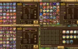 Summoners War Global com Seara Bastet Verad Leo EzioDark
