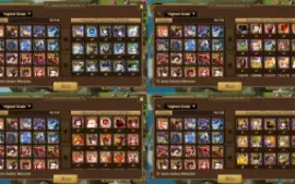 Summoners War Global com Seara Bastet Verad Leo EzioDark