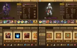 Summoners War Global com Seara Bastet Verad Leo EzioDark