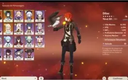 ◀▶ Pc/Mobile Diluc + Tumulo + Qiqi c1 + Xiao + 4 Armas 5⭐