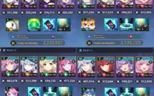 Conta Grand Chase Mobile 2,250kk PB