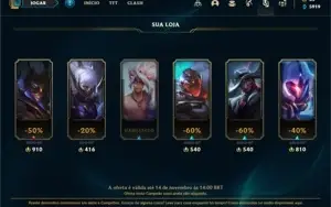 Conta prata 4 com 115 Champs e 90 Skins