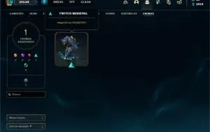 Conta prata 4 com 115 Champs e 90 Skins
