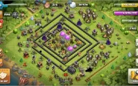 Conta Clash of clans CV9 com troca de nome!