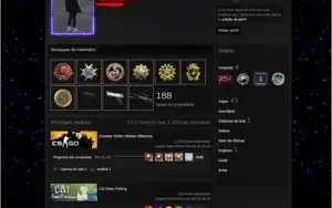 Conta top com 7 medalhas + jogos