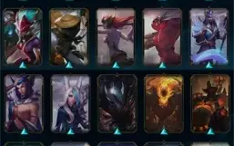 CONTA COM 3 SKINS PRESTIGIO e SKIN RIVEN CAMPEONATO 2016