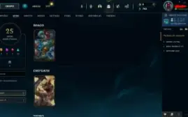 Conta lol Bronze IV / pra sair hoje