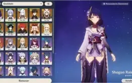 XIAO/ITTO/SHENHE/GANYU/RAIDEN/ZHONGLI/KLEE/DILUC/VENTI/KEQIN