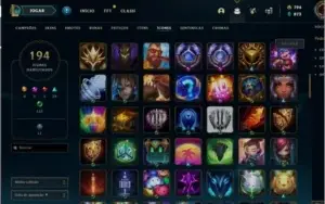 Acc de LOL 2015 / 800 de RP nível 248/ MUITAS SKINS