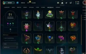 Acc de LOL 2015 / 800 de RP nível 248/ MUITAS SKINS
