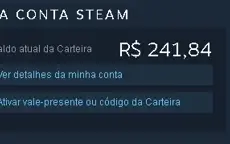 Conta steam com 250R$ na carteira +csgo prime +Rainbow six