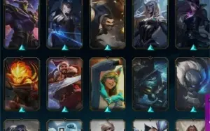 CONTA LEAGUE OF LEGENDS GOLD 4 COM 126 SKINS MMR BOM