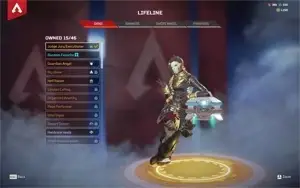 Conta de Apex Legends com Lembrança da Wraith e várias skins