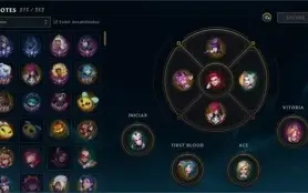 CONTA MESTRE 165PDL / 628 SKINS / ÍCONE E SKIN CHALLENGER