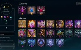 CONTA MESTRE 165PDL / 628 SKINS / ÍCONE E SKIN CHALLENGER