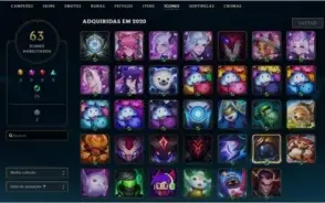 Conta Nível 43, Prata 3, 42 Champs e 3 Skins Épicas