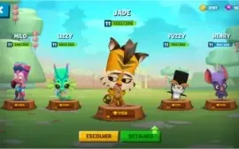 Zooba online quase todos personagens lvl 11