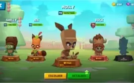Zooba online quase todos personagens lvl 11