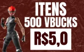 R$1 = 100 Vbucks - Envio Imediato | Via Presente!