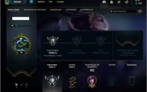 Conta prata 4 (MAIN MID), com 31 skins e 46 champs