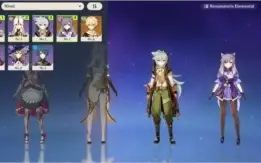 Conta AR7 Keqing + RazorC1 + Ningguang + Xingqiu