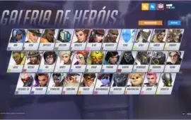 V> CONTA OVERWATCH DIGITAL DELUXE COM VÁRIAS SKINS!!!