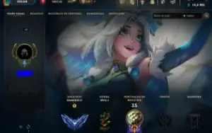 Conta diamante 4 LoL