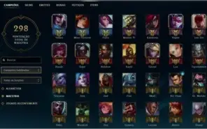 Conta com 32 Skins