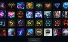 Conta com 32 Skins