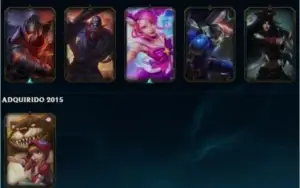 Conta com 32 Skins