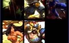 Conta LOL Ouro V na Season 07 / 32 Campeões + 5 Skins