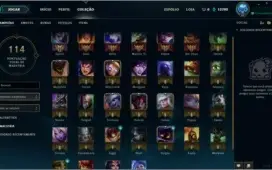 Conta LOL Ouro V na Season 07 / 32 Campeões + 5 Skins