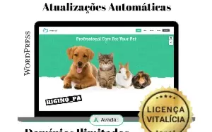 Tema WordPress Avada + Atualizações
