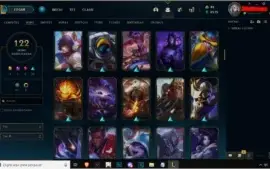 CONTA DE LOL Prata, 122 Skins ( 3 Ultimate + 1 Mistica)