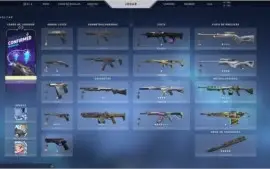 CONTA VALORANT OURO 1! COM SKINS TOP!