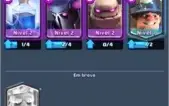 Conta de clash Royale arena 8  com uma lendária