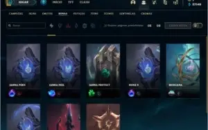 League of Legends - Gold 2 - Todos Champs ! 218 Skin !!!