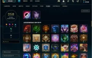League of Legends - Gold 2 - Todos Champs ! 218 Skin !!!