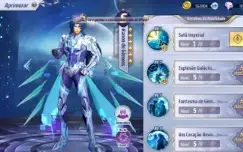Conta Saint Seiya Nível 70 Servidor 1 Bate Em Muita Conta