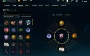 Conta bronze 4 com 40 Champs e 8 Skins