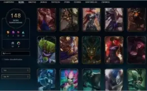 Conta League of legends barato