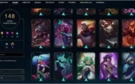 Conta League of legends barato