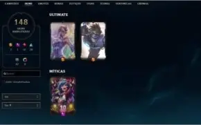 Conta League of legends barato