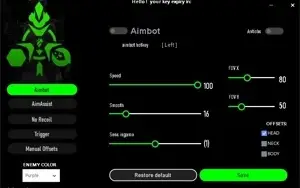 Valotant aimbot Lifetime Key + trigger + aim assist + no rec