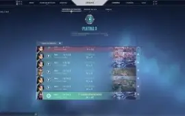CONTA VALORANT PLATINA 3 (COM ALGUMAS COISAS)
