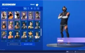 CONTA DE FORTNITE SEASON 3 COM 83 SKINS E IKONIK