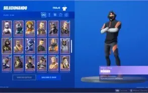 CONTA DE FORTNITE SEASON 3 COM 83 SKINS E IKONIK