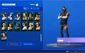 CONTA DE FORTNITE SEASON 3 COM 83 SKINS E IKONIK